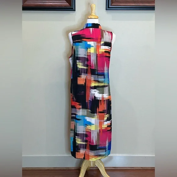 Spense | NWT Size Large Abstract Print Cover-Up - Picture 5 of 8